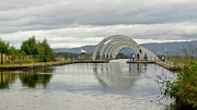 Union Canal at the Falkirk Wheel Photograph by Elena Perelman