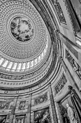 Unites States Capitol Rotunda BW Photograph by Susan Candelario Unites States Capitol Rotunda BW Photograph by Susan Candelario