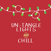 Untangle Lights And Chill- Art by Linda Woods Digital Art by Linda Woods