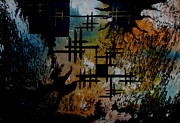 Cross Line Painting by Tamal Sen Sharma