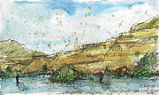 Upper Flats on the San Juan Painting by Tim Oliver