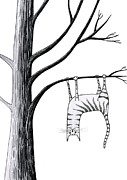 Upside Down  Drawing by Andrew Hitchen