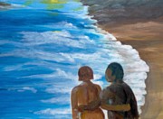 Us Against The World Painting by Saundra Johnson