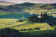 Val d'Orcia Painting by Richard Barone