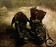 Boots with Laces, 1886 Painting by Vincent Van Gogh - GRANGER Historical Picture Archive Boots with Laces, 1886 Painting by Vincent Van Gogh - GRANGER Historical Picture Archive