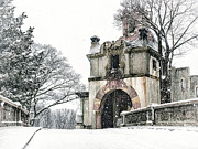 Vanderbilt Mansion during the Snow Photograph by Alissa Beth Photography