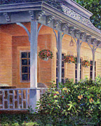 Veranda Painting by Susan Savad Veranda Painting by Susan Savad
