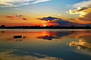 Village Sunset Photograph by Gina Fitzhugh Village Sunset Photograph by Gina Fitzhugh