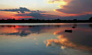 Village Sunset II Photograph by Gina Fitzhugh Village Sunset II Photograph by Gina Fitzhugh