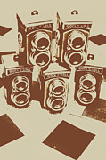 Vintage snapshots and old cameras Photograph by Jorgo Photography