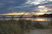 Waldport bride at sundown Photograph by Kim Mobley