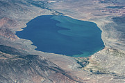 Walker Lake in Mineral County Nevada Aerial Photograph by David Oppenheimer