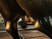 Wall Street by the Balls Photograph by Rona Black