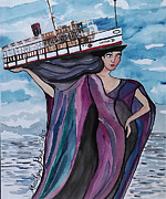 Wanda III Painting by Marilyn Brooks