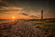 Warm Sunrise at the Fire Island Lighthouse Photograph by Alissa Beth Photography