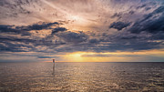 Wash sunset Photograph by James Billings