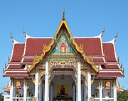 Wat Ratcha Khruet Wihan of Luang Phawphiphatrohmkahnee Roof DTHB0895 Photograph by Gerry Gantt