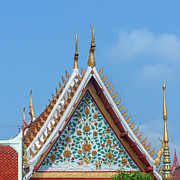 Wat Tsai Gable DTHB1666 Photograph by Gerry Gantt
