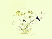 Watching for Winter Mixed Media by Susan Maxwell Schmidt
