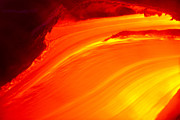 Watching The Lava Flow Photograph by Erik Aeder - Printscapes