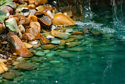 Water Falling On Rocks  Photograph by DB Hayes