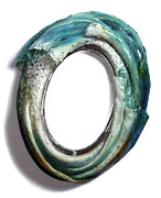 Water Ring I Glass Art by Mia Tavonatti