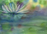 Waterlily Painting by Amy Kirkpatrick