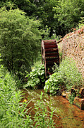 Waterwheel And Mill Race Photograph by Jeff Townsend Waterwheel And Mill Race Photograph by Jeff Townsend
