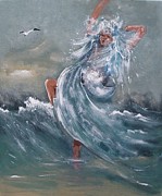 Wave Within Painting by Miroslaw  Chelchowski