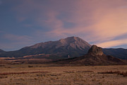 West Spanish Peak Sunset Photograph by Aaron Spong
