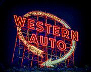Western Auto Sign Digital Art Photograph by Kevin Anderson