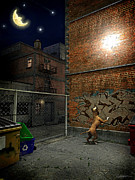 When Stars Fall in the City Digital Art by Cynthia Decker