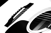 White Guitar 10 Photograph by Andee Design