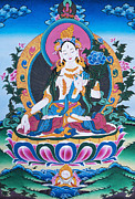 White Tara Thangka Photograph by Tim Gainey