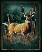 Whitetail Deer Painting by JQ Licensing