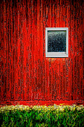Window in Red Barn DA Photograph by Kevin Anderson
