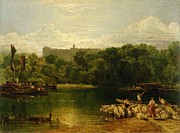 Windsor Castle from the Thames Painting by Joseph Mallord William Turner