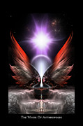 Wings Of Anthropolis HC Fractal Composition Digital Art by Rolando Burbon