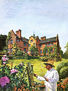 Winston Churchill painting at Chartwell Painting by Harry Green Winston Churchill painting at Chartwell Painting by Harry Green
