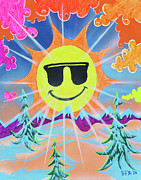 Winter Fun Painting by Ebenlo - Painter Of Song Winter Fun Painting by Ebenlo - Painter Of Song