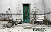 Winter Garden Digital Art by Cynthia Decker