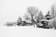 Winter in Black and White Fleckl, Germany 2 Photograph by Tatiana Travelways