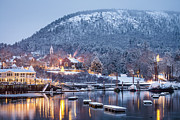 Winter Morning in Camden Harbor Photograph by Benjamin Williamson