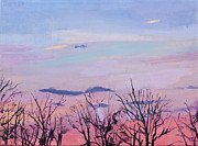 Winter Sky Painting by Jacob Dudley Winter Sky Painting by Jacob Dudley