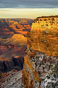 Winter Sunset at The Grand Canyon Photograph by Susan Warren