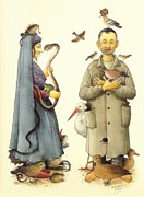 Witch Painting by Kestutis Kasparavicius