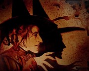 WIZARD OF OZ WICKED WITCH - fresh blood Painting by Ryan Almighty