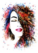 Woman Portrait 1 Painting by Lucie Dumas
