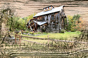 Wooden Water Mill Photograph by James Steele Wooden Water Mill Photograph by James Steele