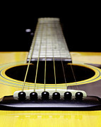 Yellow Guitar 17 Photograph by Andee Design